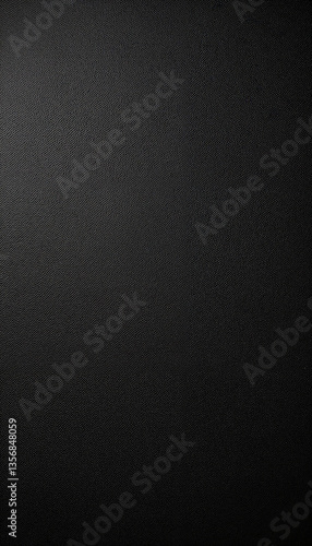 Abstract textured black surface with soft light, design concept