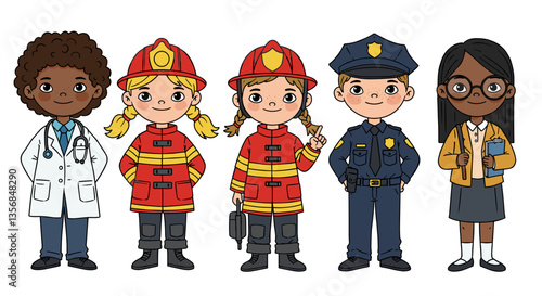 Professional Cartoon Characters Set