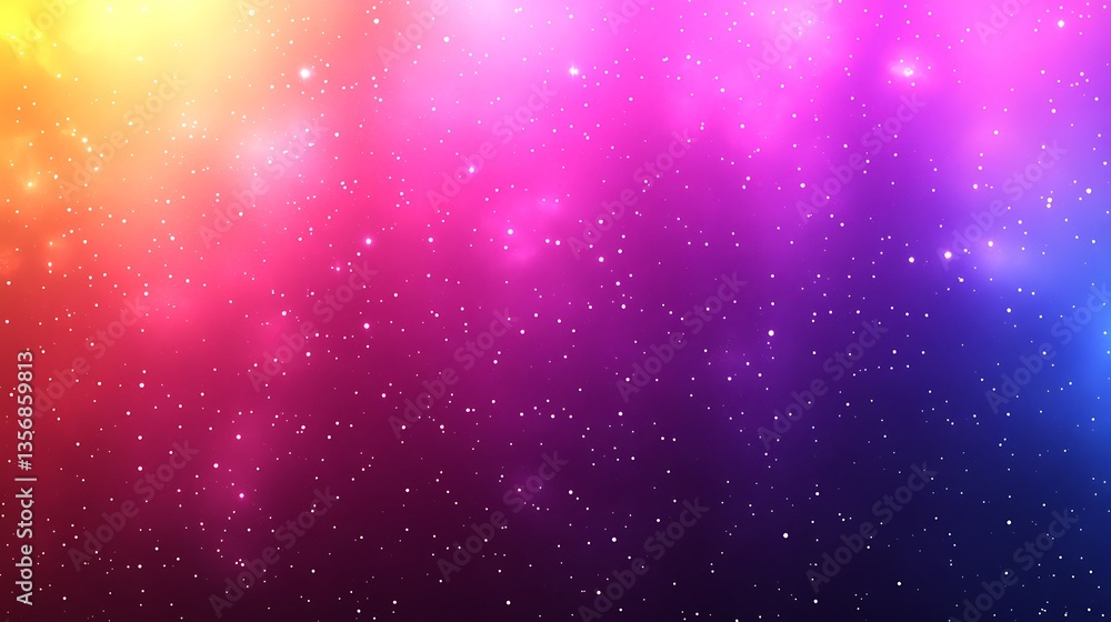 Colorful nebula with stars and cosmic dust. Colorful nebula with stars and cosmic dust.