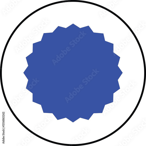Badge icon vector