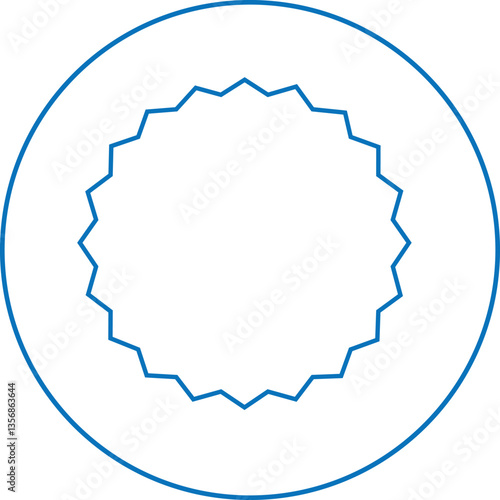 Badge icon vector