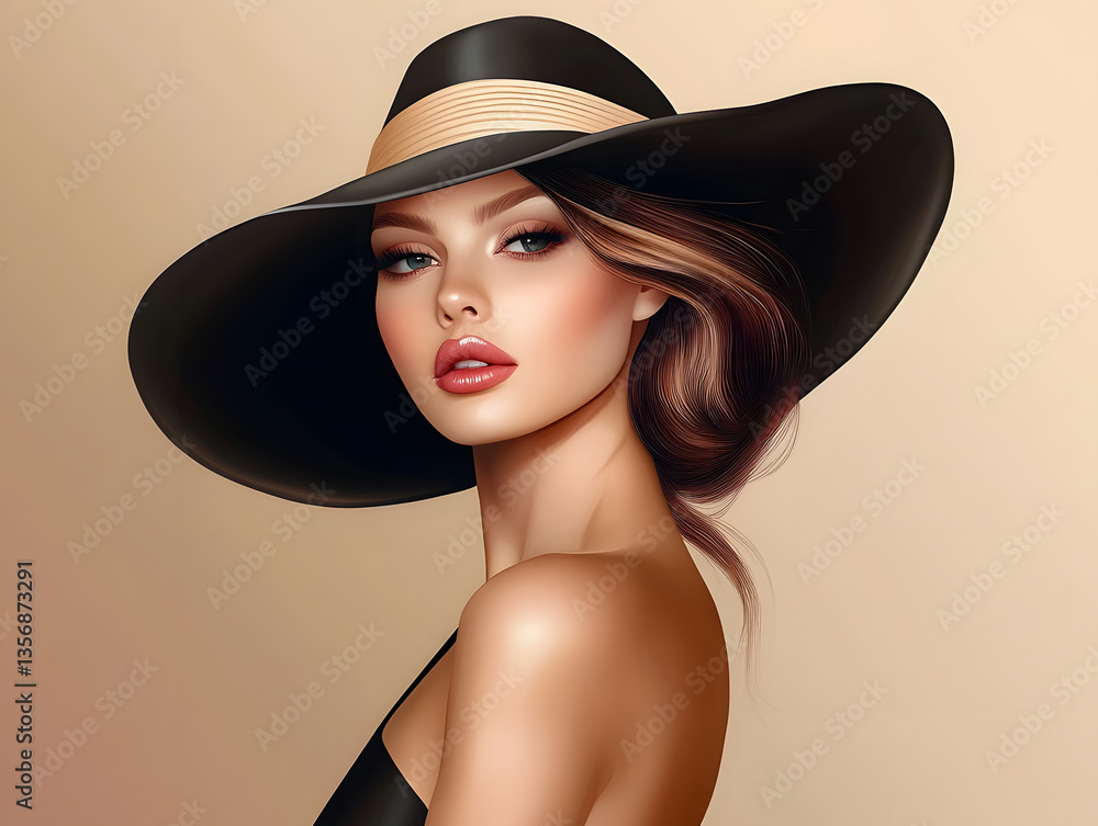 Timeless Elegance in a Hat
