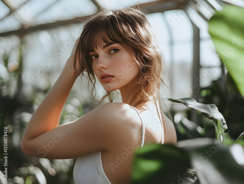  Ethereal Beauty in a Greenhouse