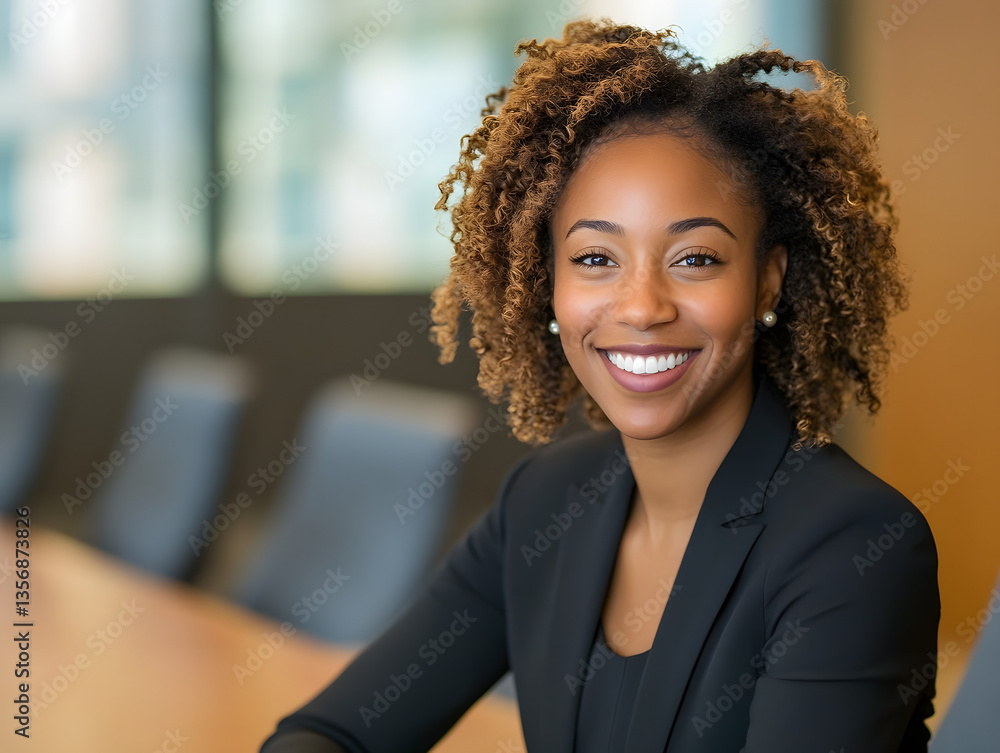 Confident Smile in the Boardroom