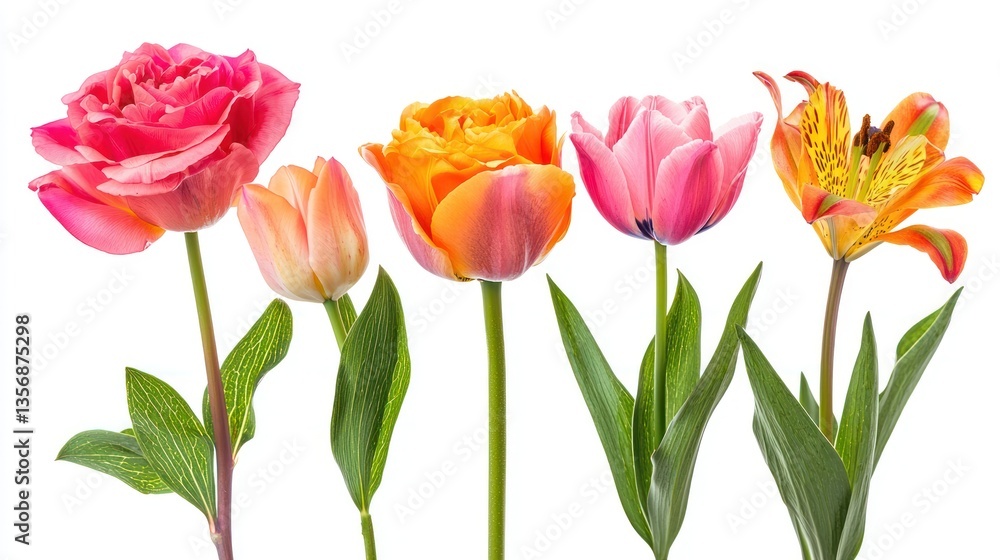 Colorful Garden Flowers Collection Colorful Garden Flowers Collection
