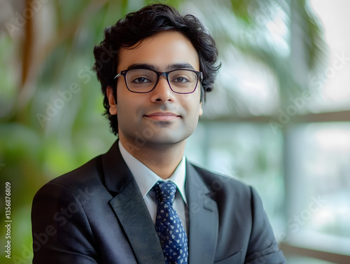  Young Confident Indian Lawyer Leading a Professional Meeting