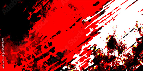 Brushed Painted Abstract Background. Brush stroked painting. Strokes of paint.