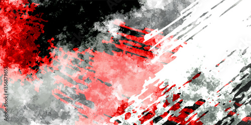 Brushed Painted Abstract Background. Brush stroked painting. Strokes of paint.