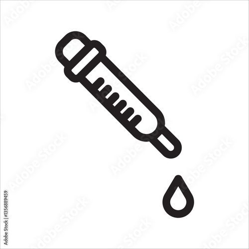 Syringe icon. Syringe icon for banners, infographics and templates. vector illustration on white background