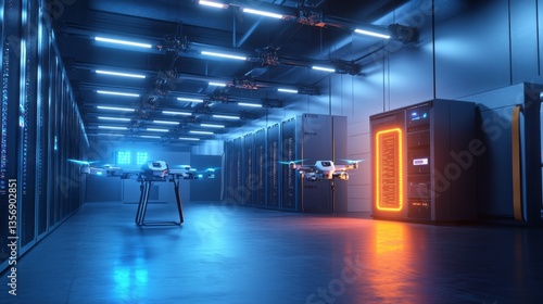 Generic Sleek Data View Center Waves Energy Ransomware