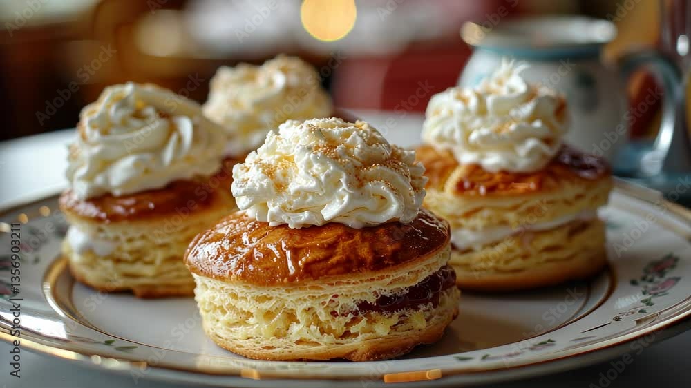 Delicious Cream Puffs Pastry Delights Delicious Cream Puffs Pastry Delights
