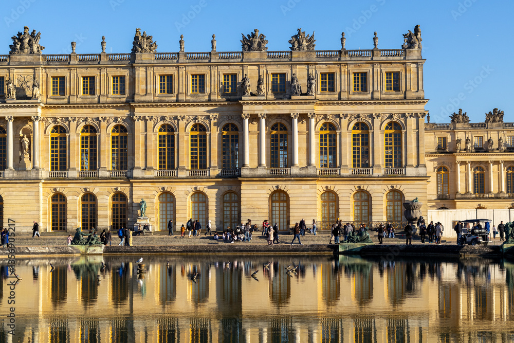 facade of the Palace of Versailles facade of the Palace of Versailles