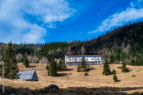 Obraz na płótnie Zakopane,Kalatówki Spring holidays in the mountains w salonie