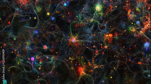 Moonlight Sprawling Digital Overview Virus Core Light