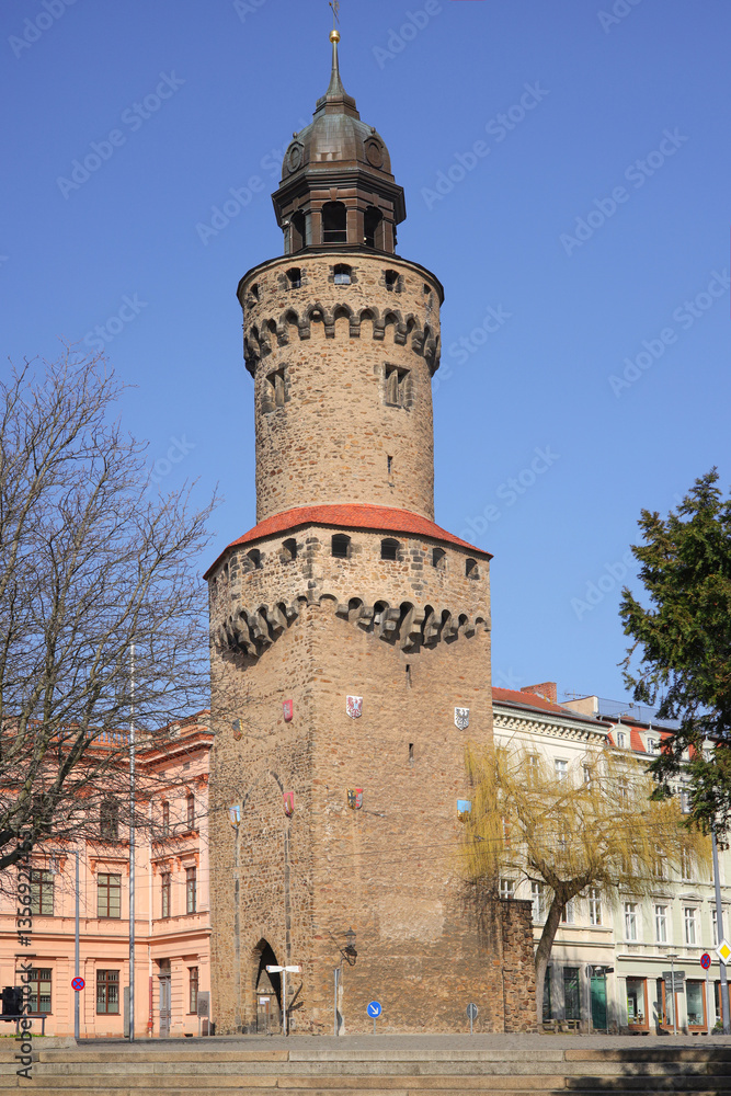 Obraz premium View of the Reichenbach Tower in Görlitz - Germany