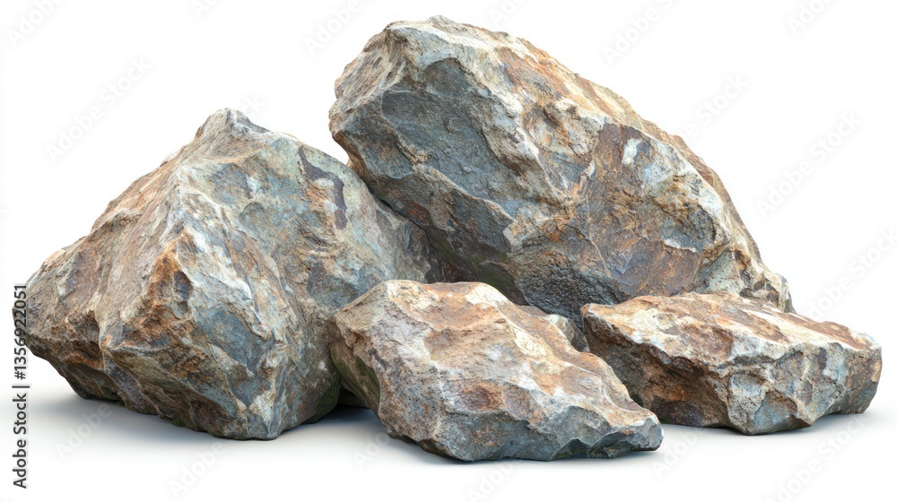 Large Boulders in Desert Landscape Collection Large Boulders in Desert Landscape Collection