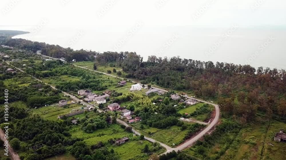 village on the black sea coast
