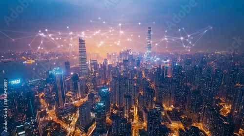Foto Cybersecurity Sprawling Network Moment Ddos Streets