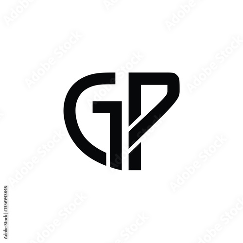 Free Download GP monogram logo design letter text name symbol monochrome logotype alphabet character simple logo - GFXLoad