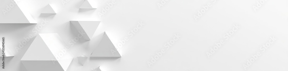 Abstract white triangle 3D geometric paper background with shadow effect, paper, pattern Abstract white triangle 3D geometric paper background with shadow effect, paper, pattern