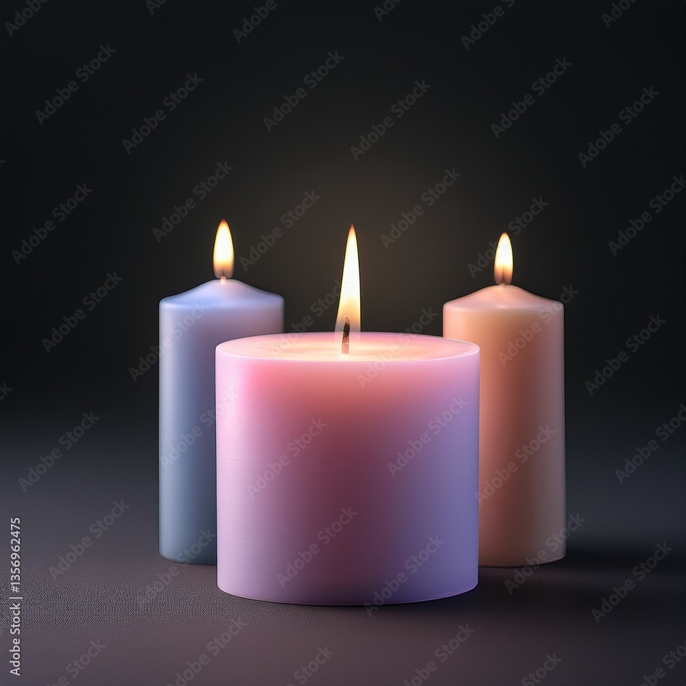 creative beautiful candles background, copy space for for use in meditation; and peace of mind concept creative beautiful candles background, copy space for for use in meditation; and peace of mind concept