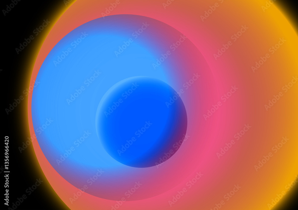 Obraz premium Abstract modern gradient blur design elements background.