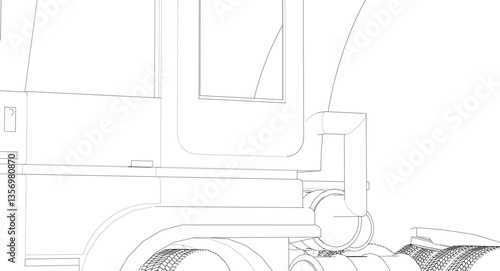 truck car for freight transportation