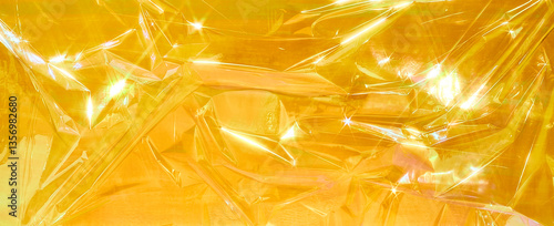  wrapping, paper, cellophane,shine, festive, yellow, star, reflectiont.