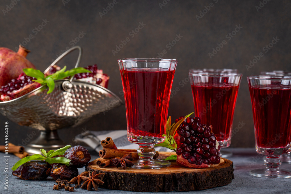 Traditional Turkish Ramadan sherbet is delicious