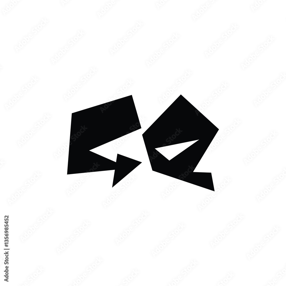 GQ monogram logo design letter text name symbol monochrome logotype alphabet character simple logo GQ monogram logo design letter text name symbol monochrome logotype alphabet character simple logo
