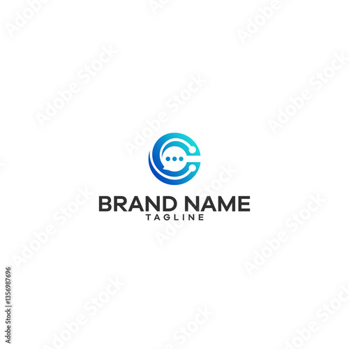 Free Download C Chat logo uniq - GFXLoad