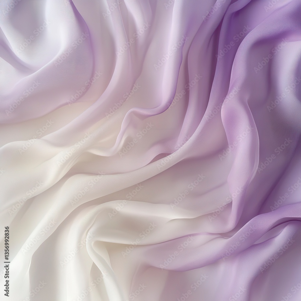 Obraz premium Soft pale lavender and ivory gradient, light and airy with subtle flowing transitions