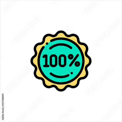 100 percent guarantee icon