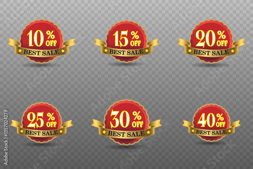A set of banners, discounts and sales.