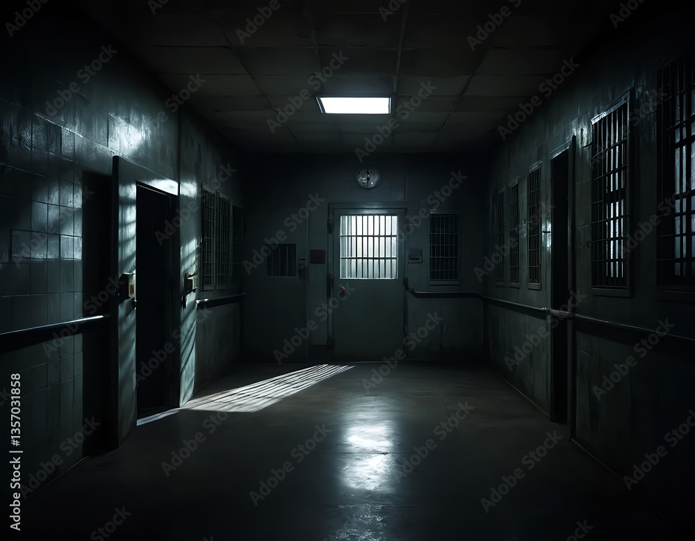 Dark Prison Corridor Dark Prison Corridor