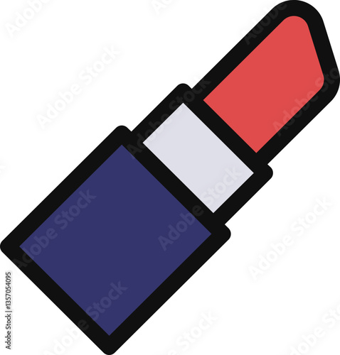 Lipstick Filled line Icon