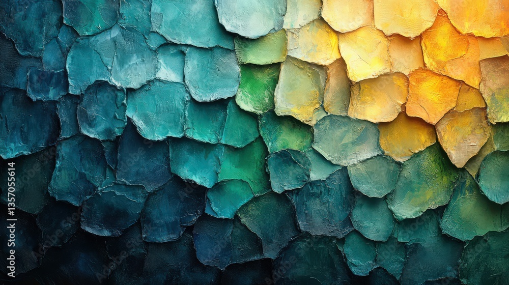 Textured scales with vibrant hues, mimicking nature's exquisite artistry Textured scales with vibrant hues, mimicking nature's exquisite artistry
