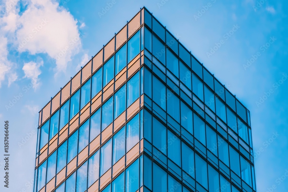 Office buildings with modern architecture often have striking windows that define their style Office buildings with modern architecture often have striking windows that define their style