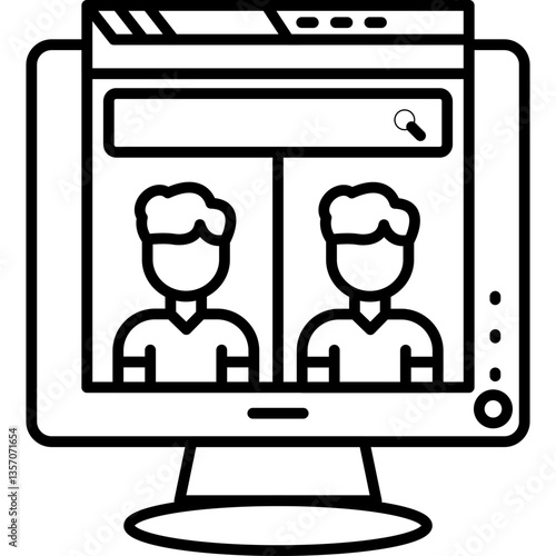 Video Conference Icon