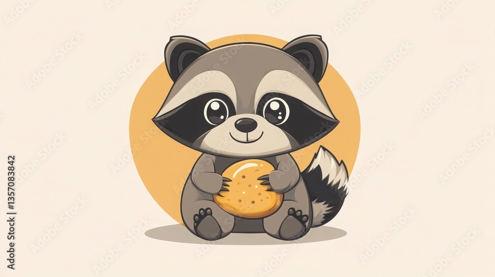 Adorable Pixel Art Animal Holding a Treat on Beige Backgrounds's Image with Character Design Illustration. Image also Features Cute Cartoon Animal Design, Pixel Art Style, and Kawaii Theme. Drawing Adorable Pixel Art Animal Holding a Treat on Beige Backgrounds's Image with Character Design Illustration. Image also Features Cute Cartoon Animal Design, Pixel Art Style, and Kawaii Theme. Drawing