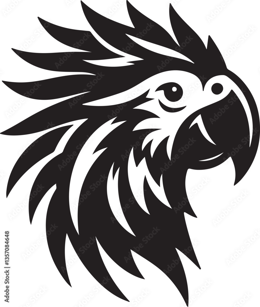 Obraz premium eagle head tattoo