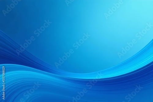 Smooth blue backdrop with subtle wavy lines for design, soft, artistic, ripples