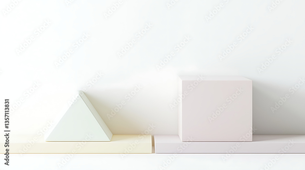 3D Minimalist Cube and Pyramid
3D Minimalist Cube and Pyramid
