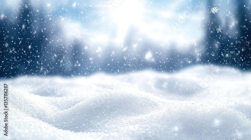 Wallpaper Mural winter space of snow 
 Torontodigital.ca