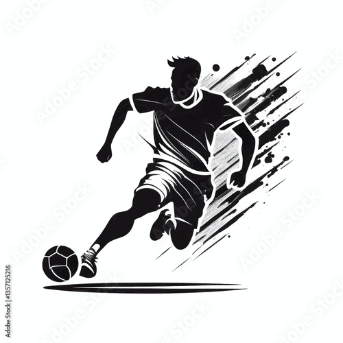 football player silhouette vector