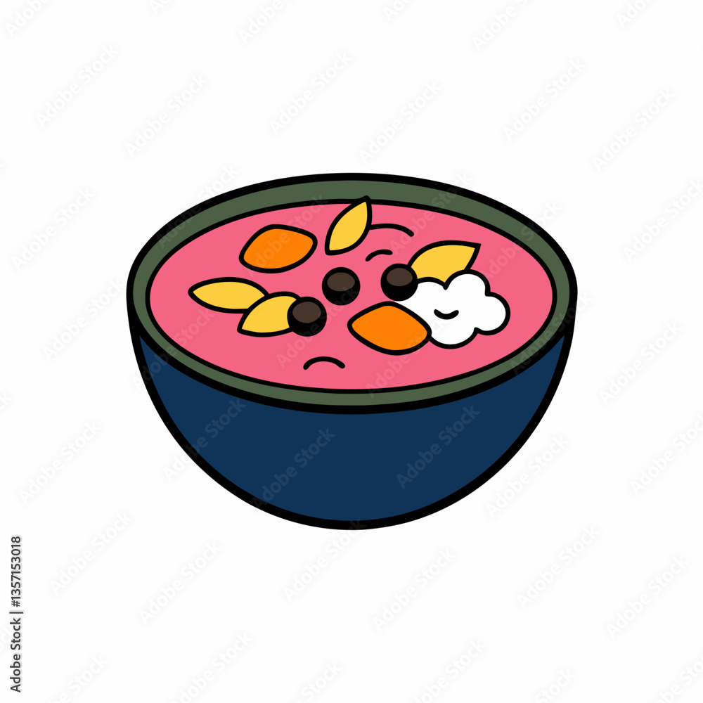 a smoothie bowl topped with an assortment of dried fruits, nuts, and seeds a smoothie bowl topped with an assortment of dried fruits, nuts, and seeds