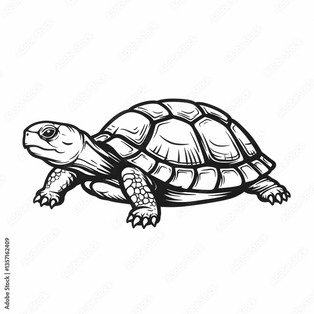 Fototapeta premium turtle vector illustration