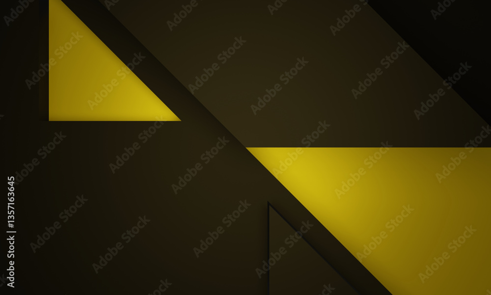 Black and yellow geometric background Black and yellow geometric background