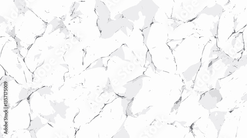High-resolution image depicting a detailed close-up of a white marble texture. The image showcases a variety of light gray veins and swirling patterns throughout the white background.  The texture