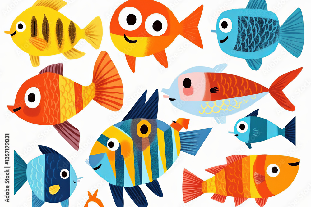 Naklejka premium fish